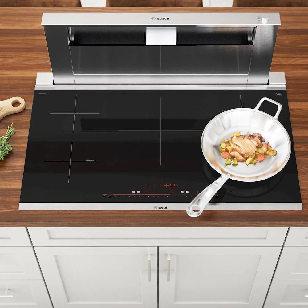 Bosch - 800 Series 36 Built-In Electric Induction Cooktop with 5 elements and Wifi - Black