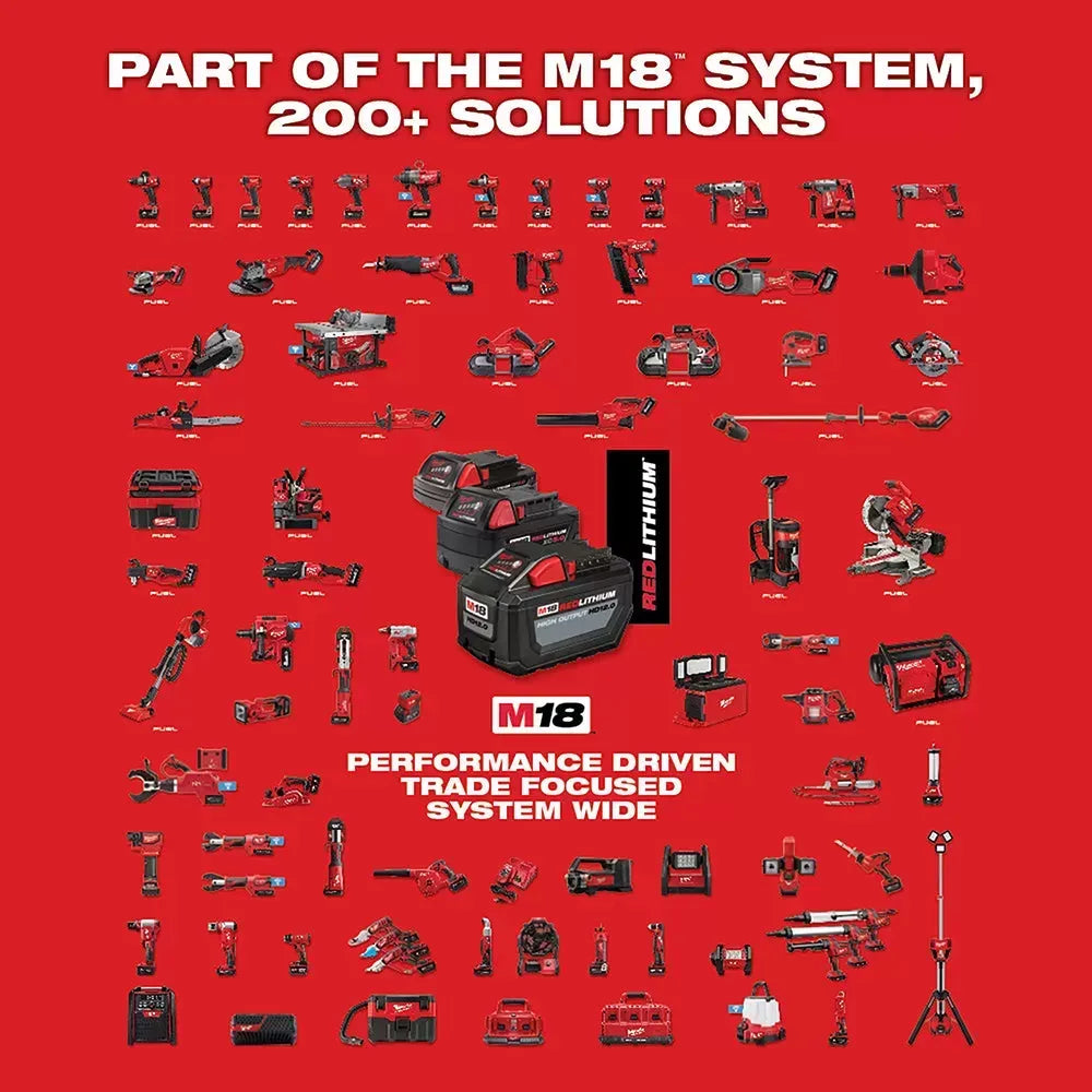 Milwaukee 0930-22HD M18 FUEL 12 Gallon Dual-Battery Wet/Dry Vacuum Kit