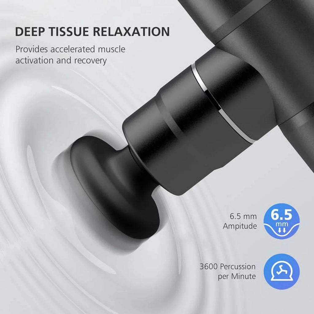 Comfier Mini Massage Gun Deep Tissue Muscle Massager for Back Neck Body Muscle Relief, USB Charging, Quiet&Portable, Gift