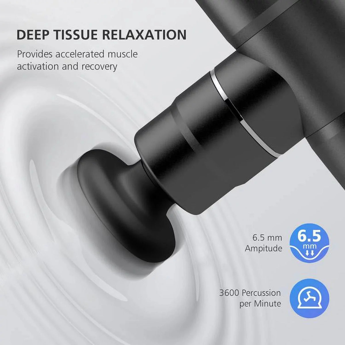 Comfier Mini Massage Gun Deep Tissue Muscle Massager for Back Neck Body Muscle Relief, USB Charging, Quiet&Portable, Gift