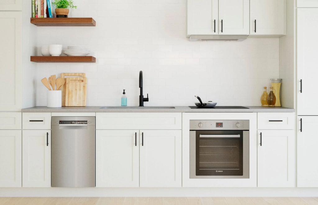 Bosch - 800 Series 18 Front Control Smart Built-In Stainless Steel Tub Dishwasher with 3rd Rack, 44 dBA - Stainless steel