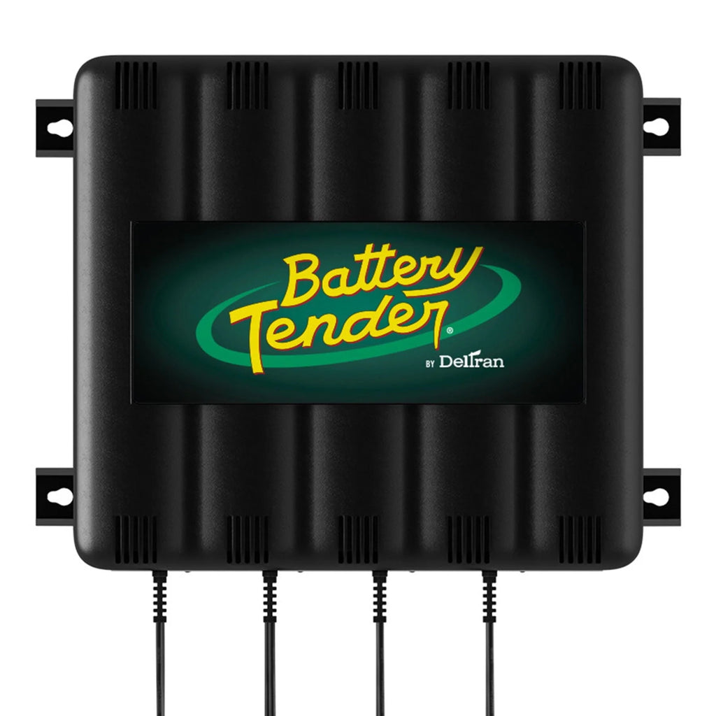 Battery Tender 4 Bank Multibank Charger - 5 AMP (1.25 AMPs Per Bank) - Smart 12V Multi Battery Charger and Maintainer - 021-0148-DL-WH