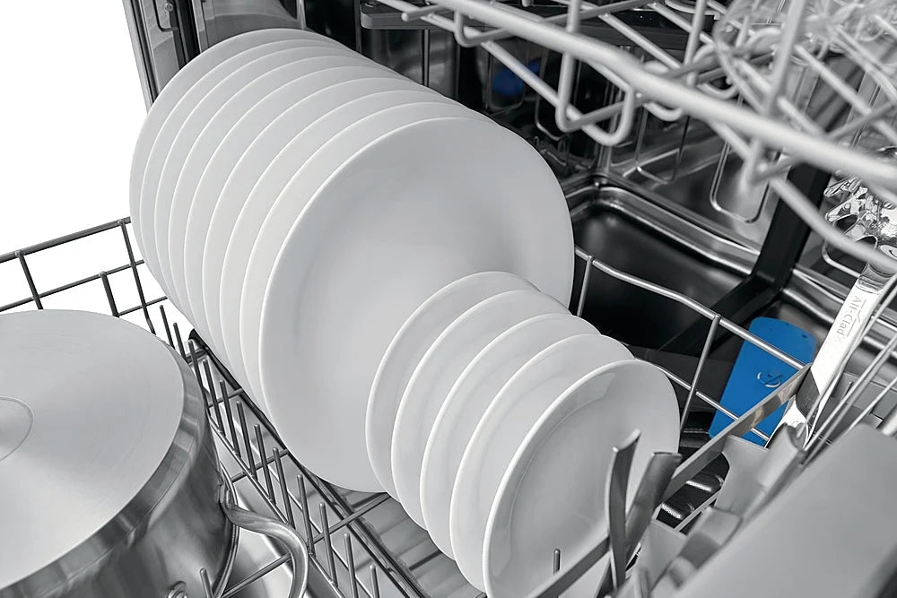 Frigidaire - 24 Top Control Built-In Dishwasher with Stainless Steel Tub, 3rd Rack, 49 dBA - Stainless steel