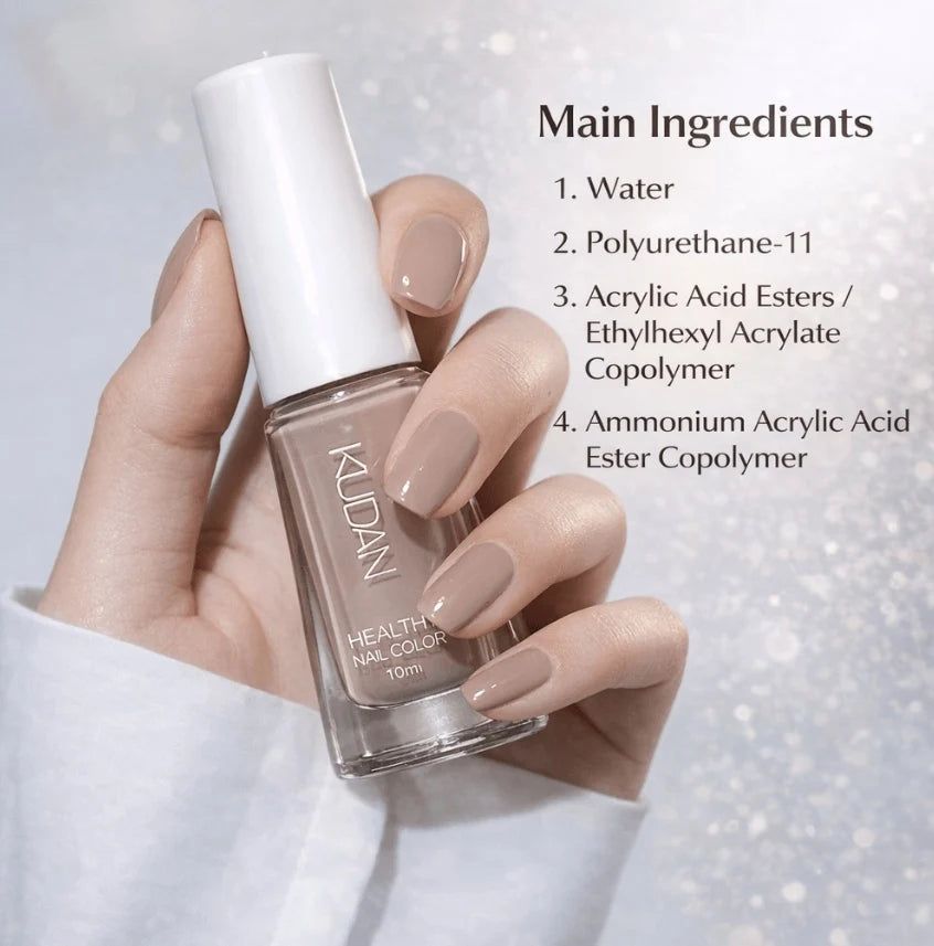 Alcohol-free, Light-scented Peelable Nail Polish  No Baking Neede10ML. Flattering And Long-lasting, Not Easy To Chip. Suitable For Home Use. High-shine Anti-peel Nail Care Formula. Apricot Nail P