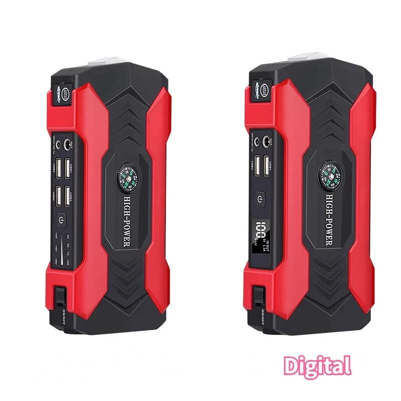 1000A Powerful Car Power Bank 12V Portable Booster Jump Starter Portable Car Jump Starter Powerbank Vehicle Auto Tools