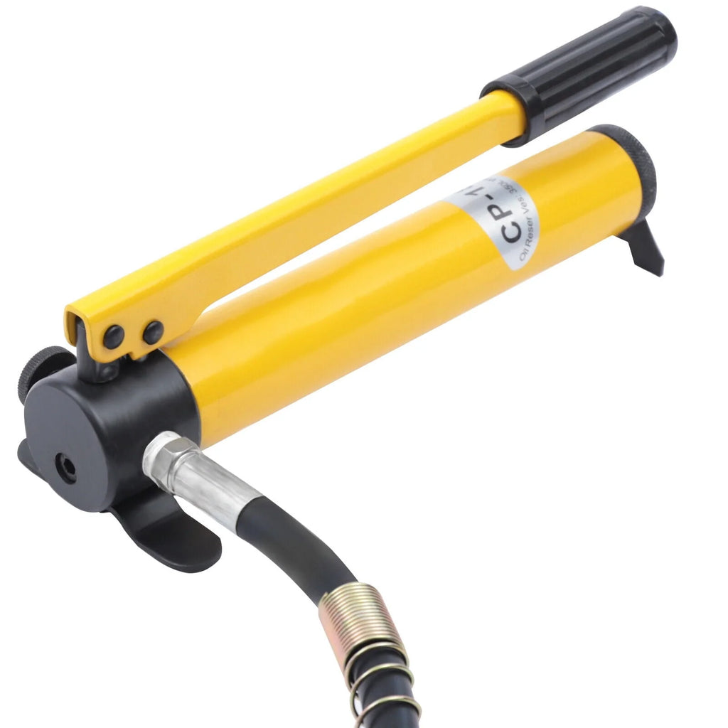 10T Hydraulic Cylinder Jack Low Profile Porta Power Ram RSC-1050 Single Acting 10T Hydraulic Ram Cylinder Jack with CP-180 Hydraulic Hand Pump for Machinery 10T Hydraulic Cylinder Ram Jack