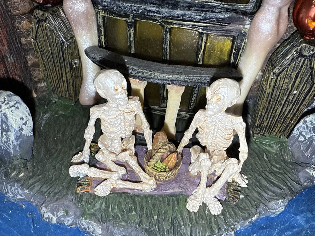 Spooky Animated Haunted House with Original Box & Lights Halloween Costco