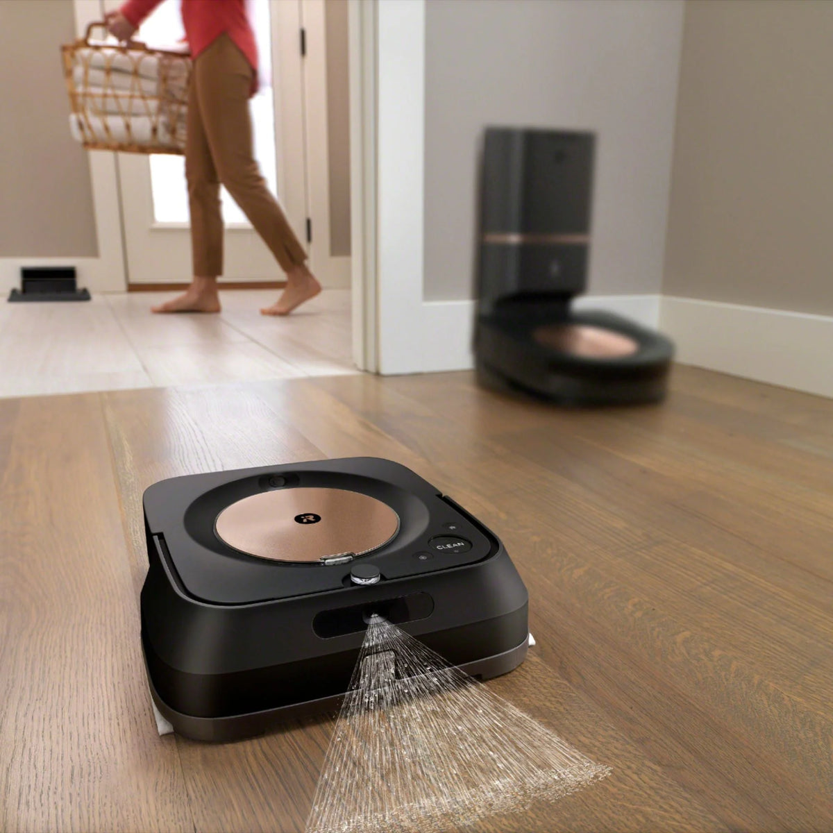 iRobot Roomba s9+ (9550) Robot Vacuum & Braava jet m6 (6112) Robot Mop bundle - Black