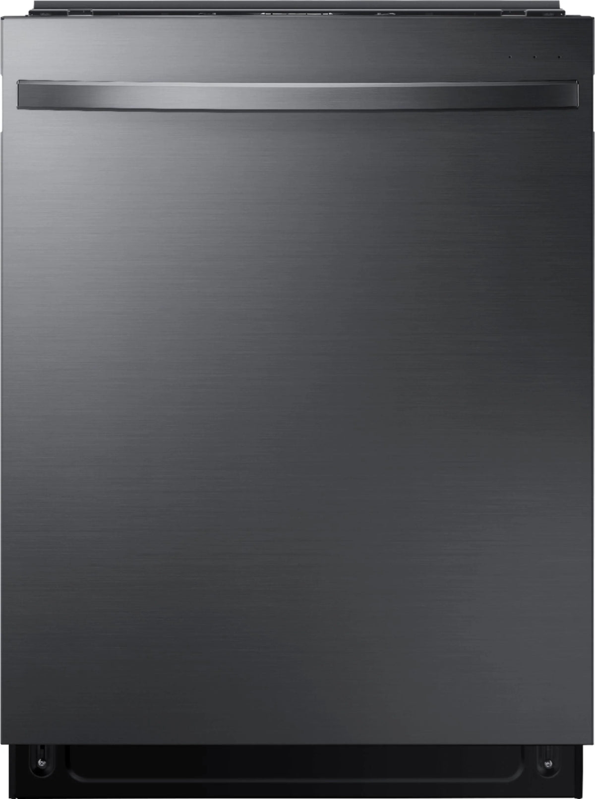 Samsung - StormWash 24 Top Control Built-In Dishwasher with AutoRelease Dry, 3rd Rack, 42 dBA - Black stainless steel