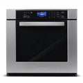 30 in. 5 cu. ft. Single Electric Wall Oven with True European Convection and Self Cleaning in Stainless Steel