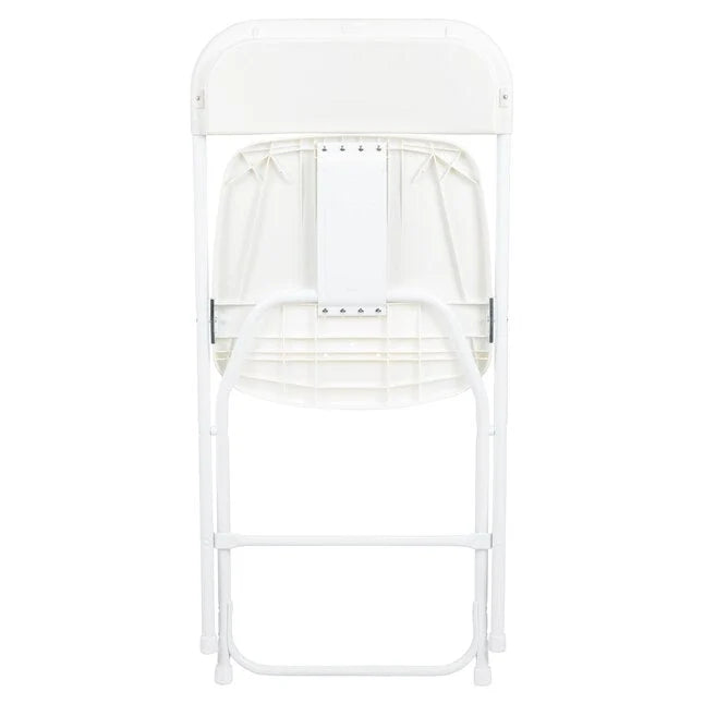 Flash Furniture 10-Pack White Standard Folding Chair with Solid Seat (Indoor)