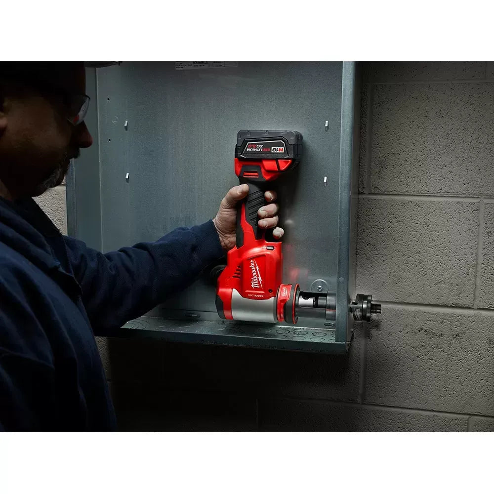 Milwaukee 2676-22 M18 18V FORCE LOGIC 10T Knockout Tool Kit w/ 1/2 -2 Capacity