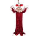 72 Halloween Decorations Outdoor - Standing Animatronic Clown with Red Light...