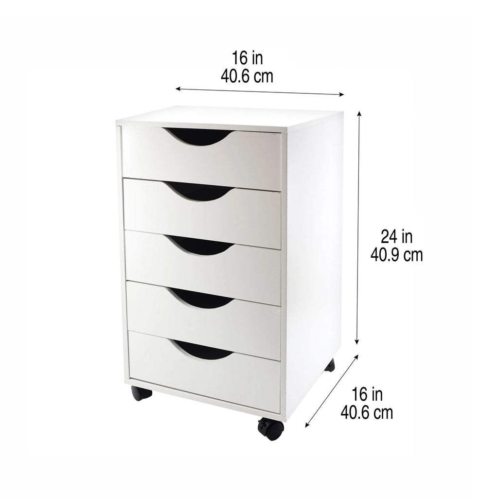 Simply Tidy Modular Mobile Chest， White