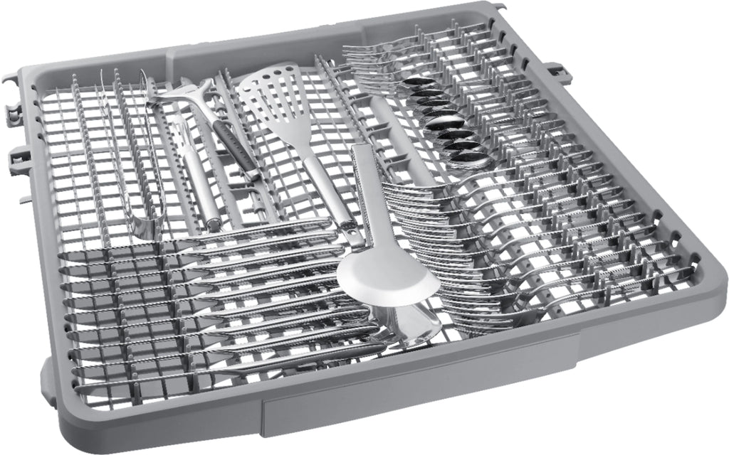 Samsung - StormWash 24 Top Control Built-In Dishwasher with AutoRelease Dry, 3rd Rack, 42 dBA - Stainless steel