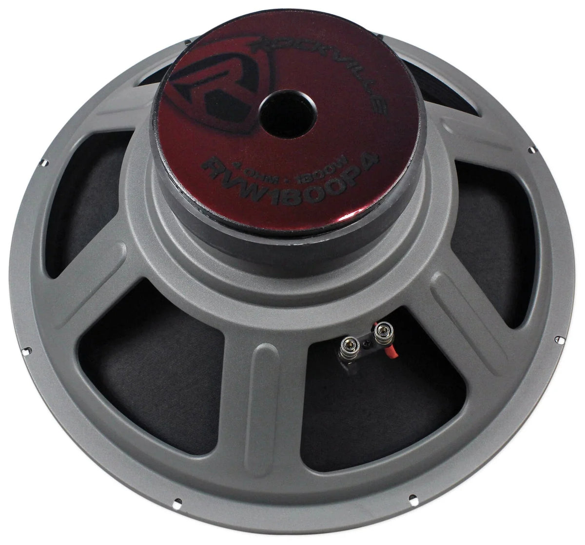 Rockville RVW1800P4 1800 Watt 18 Mid-Bass Driver Car Audio Speaker Mid-Range