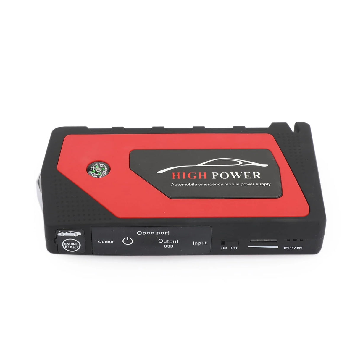 69800mAh Car Jump Starter Portable 4-USB Power Bank Battery Booster Clamp Kits