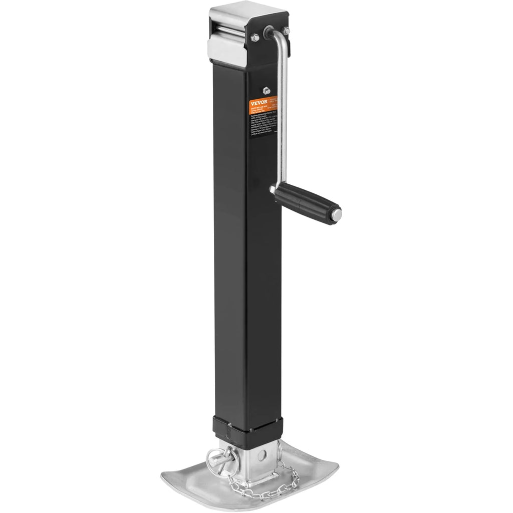 BENTISM Trailer Jack Welded-on Trailer Tongue Jack 8000lb Weight Height Adjustable