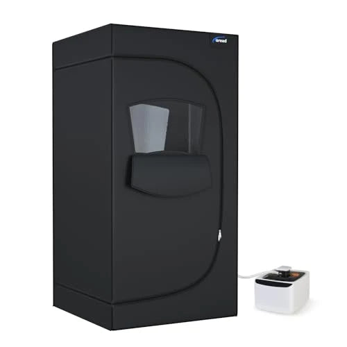 TOREAD Full Body Sauna 300D Canvas, Foldable Steam Saunas Tent with 2.6L & 1000W Steam Generator Remote Control