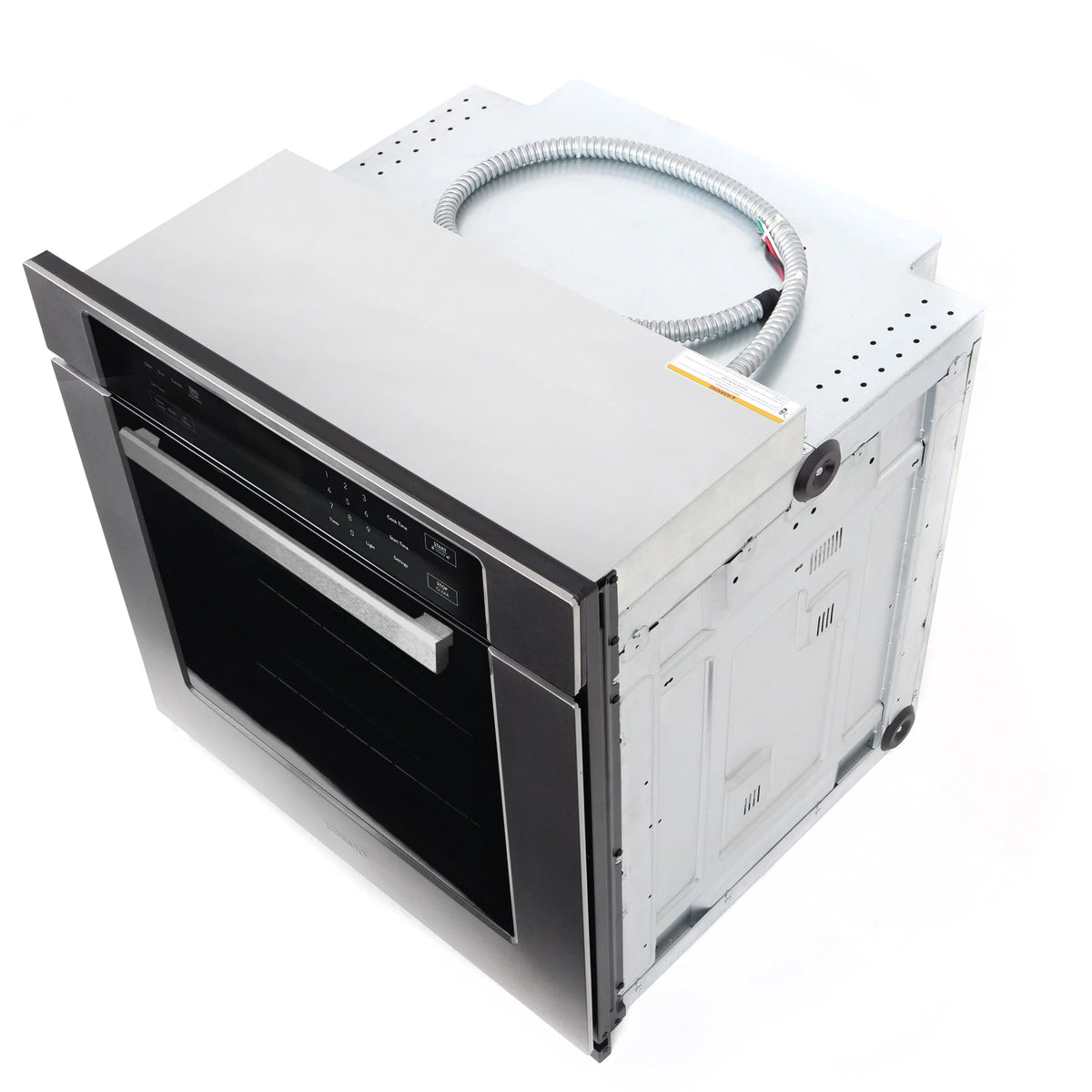 30 in. 5 cu. ft. Single Electric Wall Oven with True European Convection and Self Cleaning in Stainless Steel
