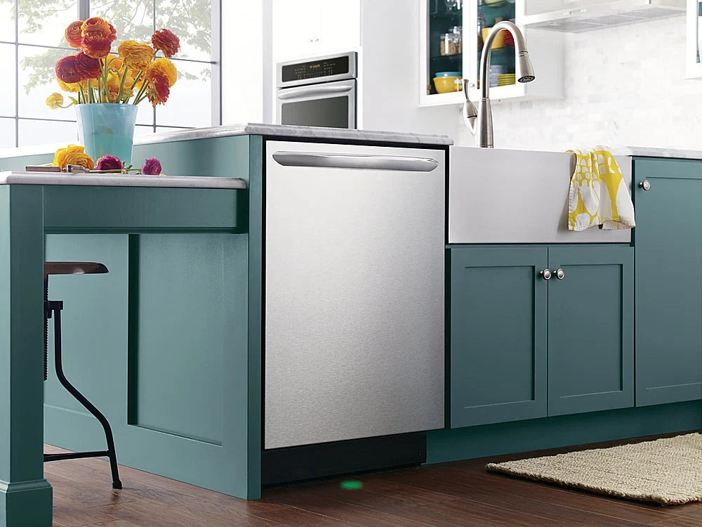 Frigidaire - Gallery 24 Top Control Tall Tub Built-In Dishwasher with Stainless Steel Tub - Stainless steel