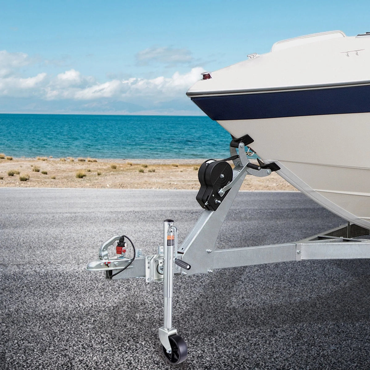 VEVOR Trailer Jack, Boat Trailer Jack 32.8 in, Bolt-on Trailer Tongue Jack Weight Capacity 1000 lb