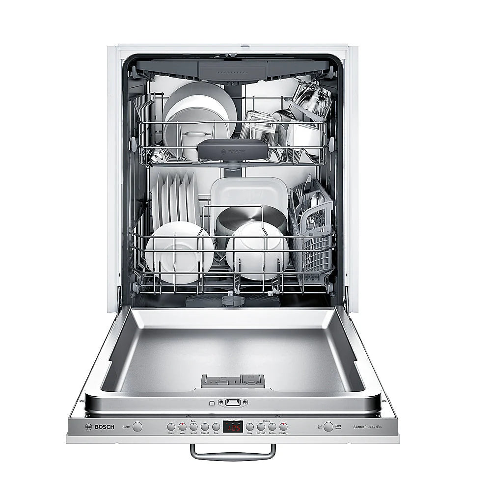 Bosch - 300 Series 24 Custom Panel Dishwasher with Stainless Steel Tub - Custom Panel Ready