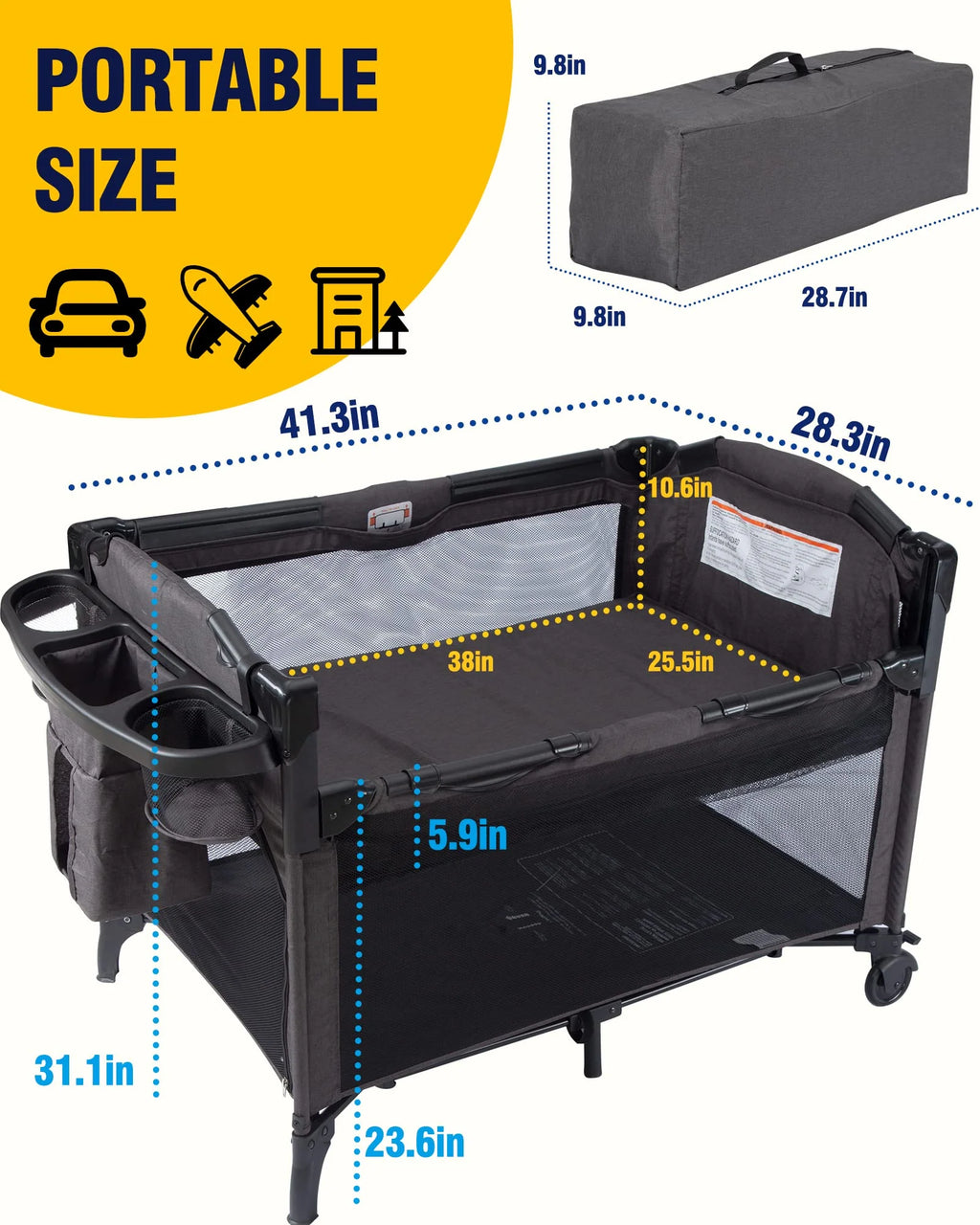Bassinet Bedside Sleeper Functions Changing