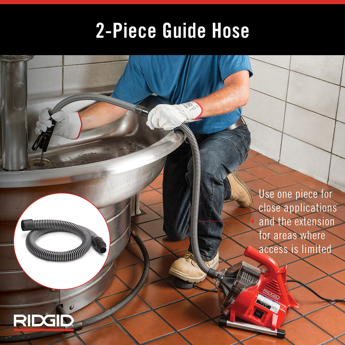 Ridgid 55808 PowerClear Cleaning Blockages