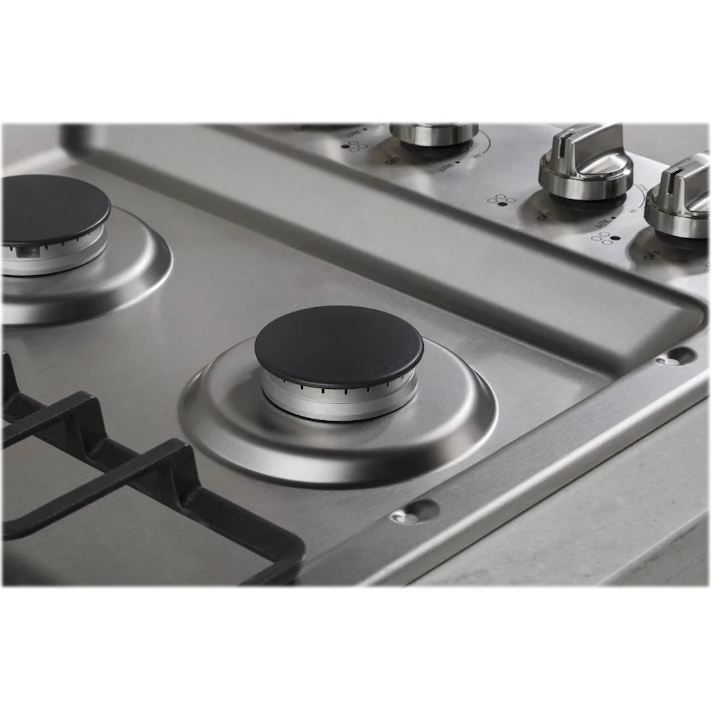 GE - 30 Built-In Gas Cooktop - Stainless steel