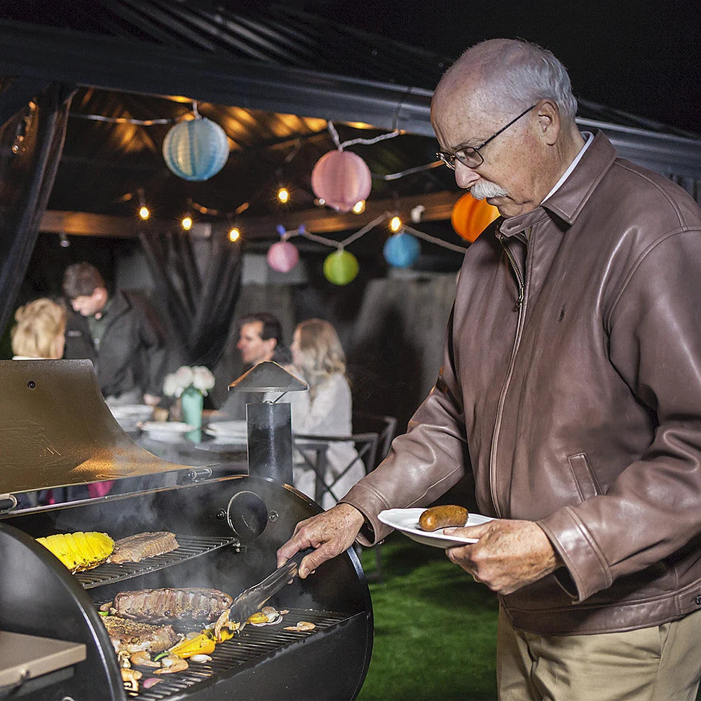 Z Grills ZPG-700D - Wood Pellet Grill and Smoker with Cabinet Storage 694 sq. in. - Bronze