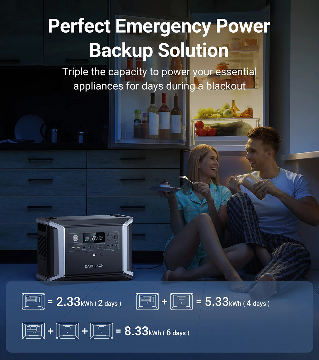 Dabbsson DBS2300 Semi solid Generator Emergency