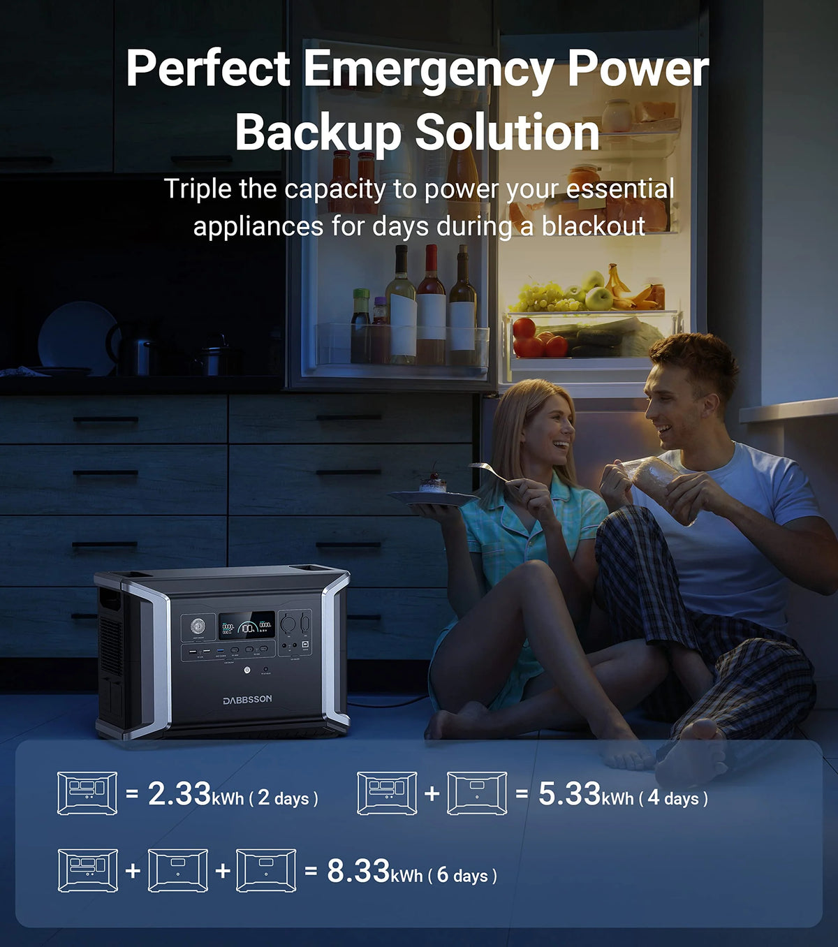 Dabbsson DBS2300 Semi solid Generator Emergency