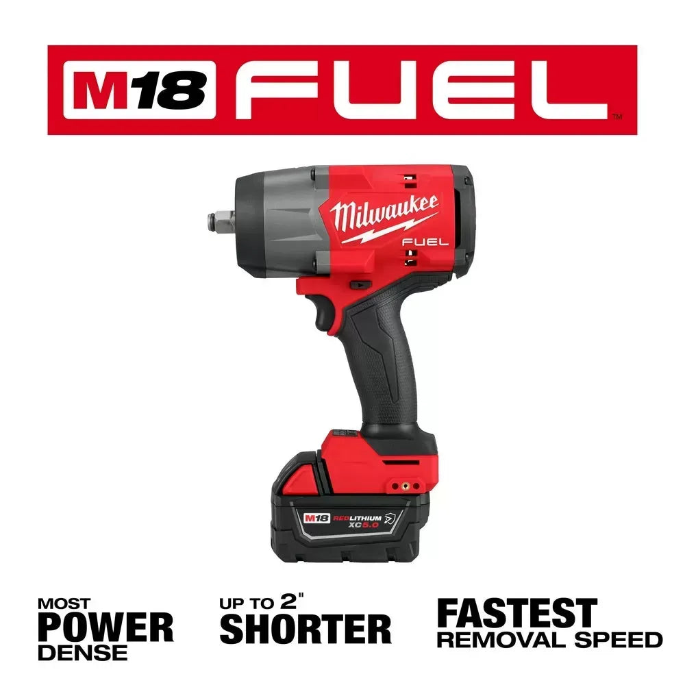 Milwaukee Pre-Sale 2967-22 M18 FUEL 18V 1/2 High Torque Impact Wrench Friction Ring Kit
