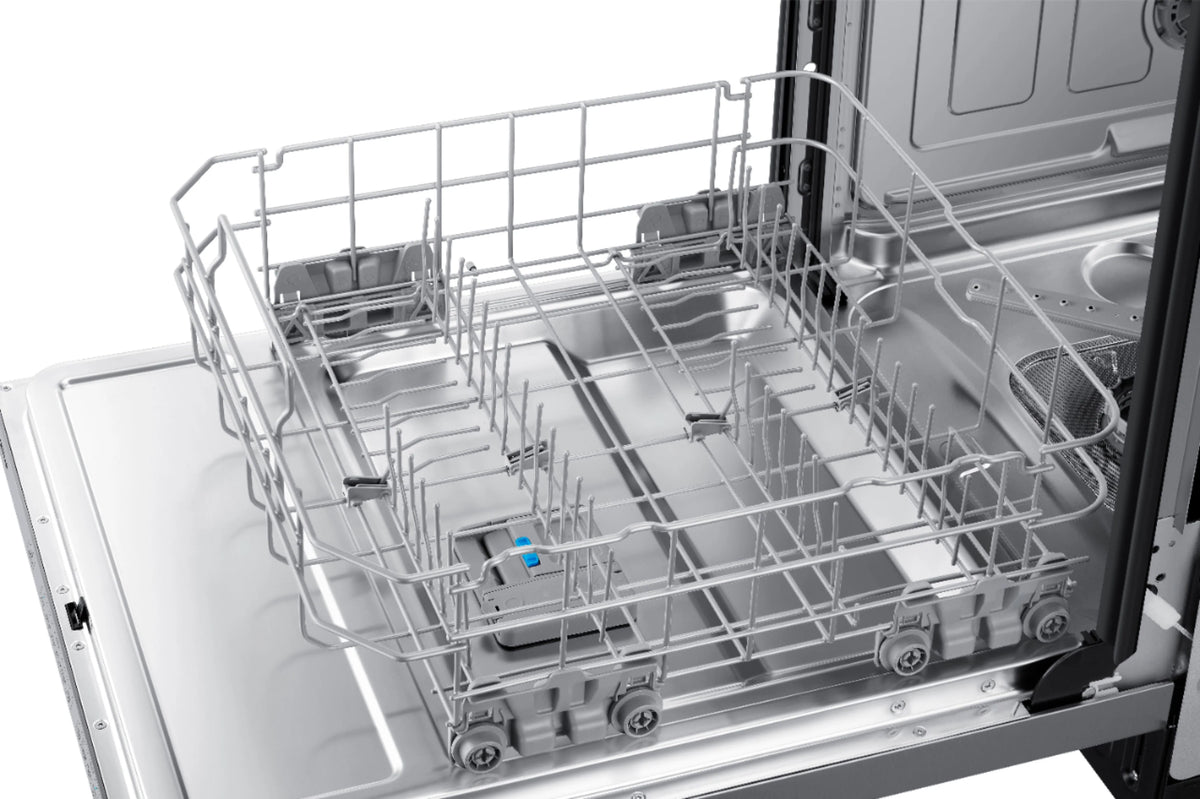 Samsung - StormWash 24 Top Control Built-In Dishwasher with AutoRelease Dry, 3rd Rack, 42 dBA - Stainless steel