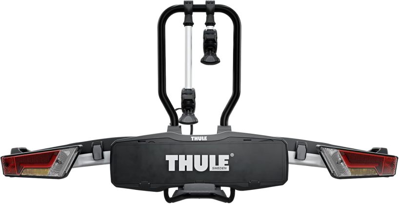 2-Bike Foldable Hitch Rack, Silver