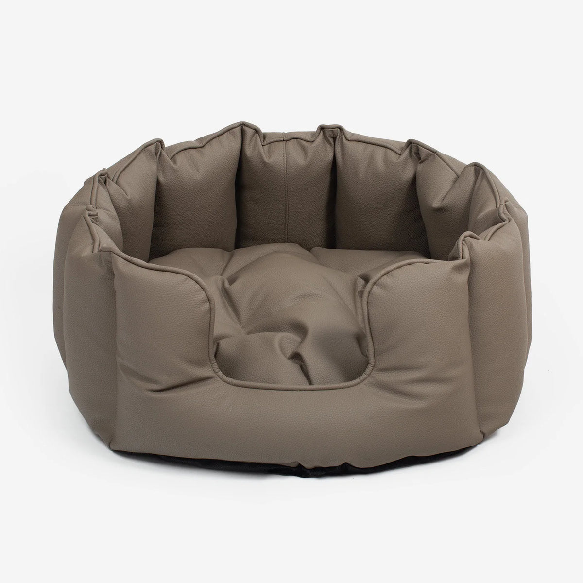 High Wall Bed in Rhino Tough Desert Faux Leather