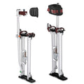 Yescom Drywall Stilts 24-40 Adjustable Aluminum Tool Stilt with Knee Pad Protection for Painting Painter Taping Silver