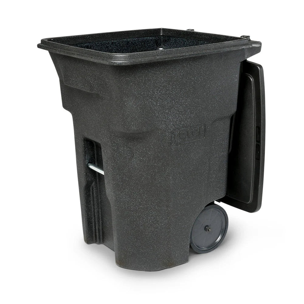 Toter 96 Gallon Trash Can with Smooth Wheels and Lid ;💝 Last Day For Clearance