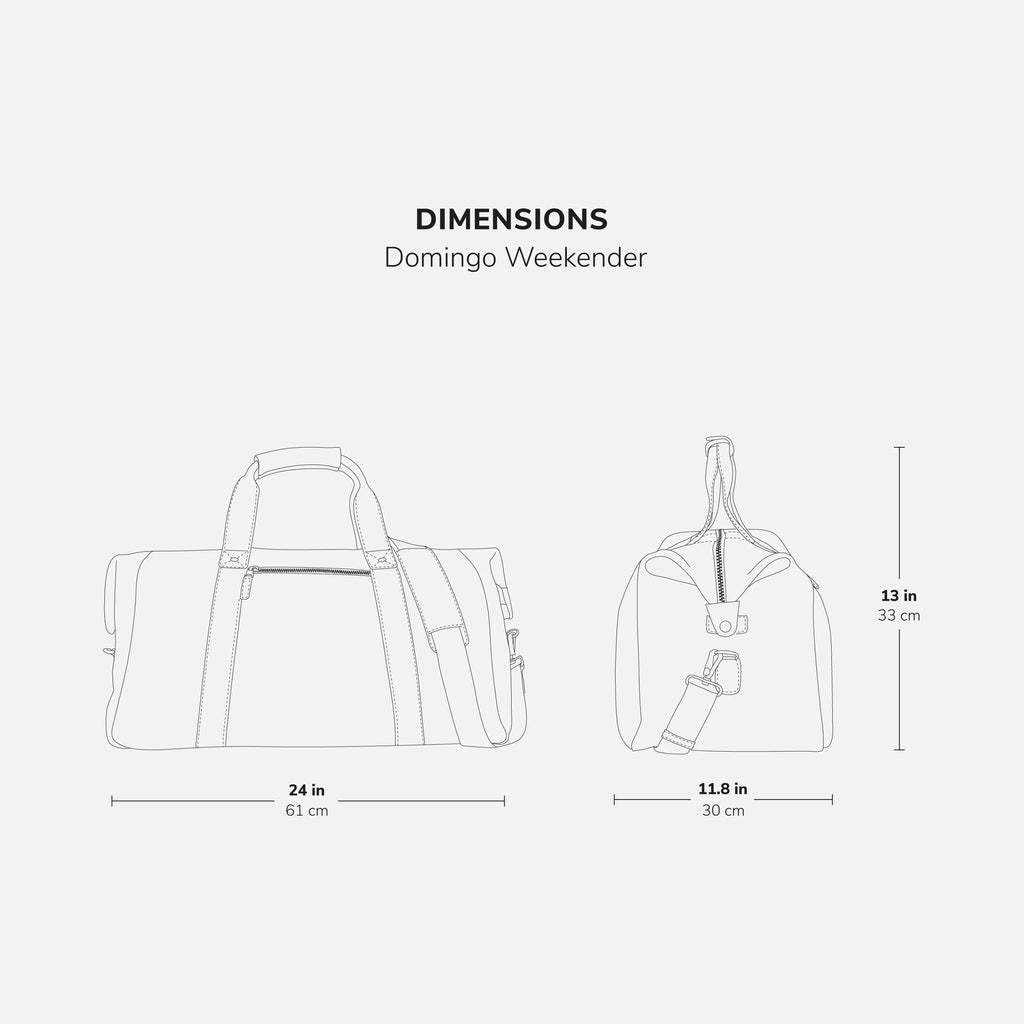 Domingo Duffel Bag - Waxed Canvas and Pull-Up Leather - Men's