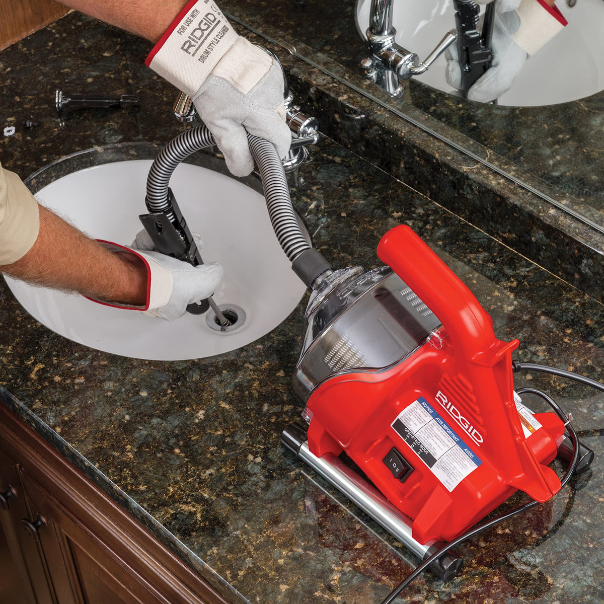 Ridgid 55808 PowerClear Cleaning Blockages