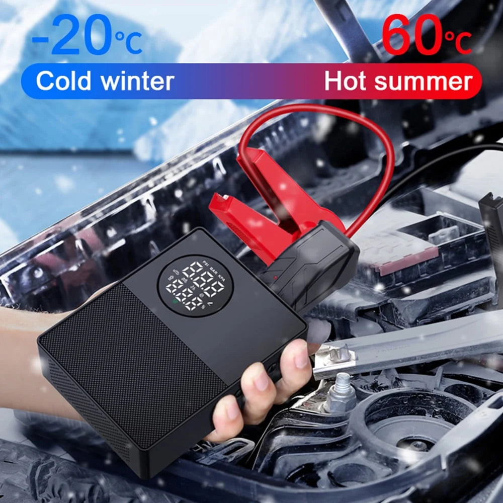 Jump Starter with Air Compressor with 150PSI Digital Tire Inflator,Kepeak 1000A Portable Battery Booster(Up to 8.5L Gas/5L Diesel Engines)