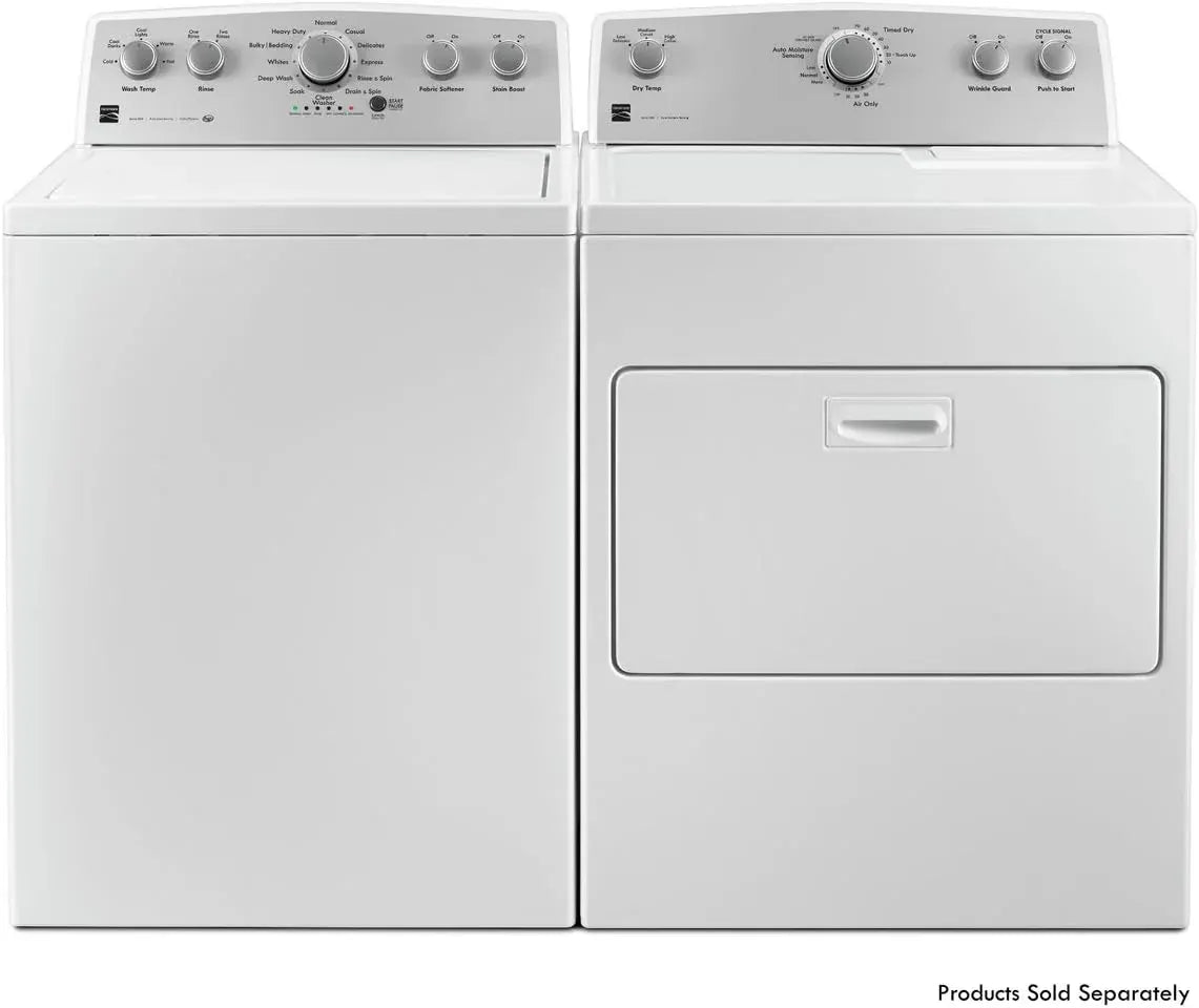 Kenmore 29 Front Load Electric Dryer with Wrinkle Guard and 7.0 Cubic Ft. Total Capacity, White