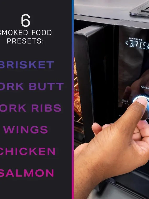 GE Profile – Smart Indoor Smoker – Black