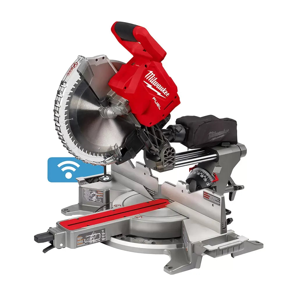 Milwaukee 2739-20 M18 FUEL 18V 12 Dual Bevel Slide Compound Miter Saw-Bare Tool