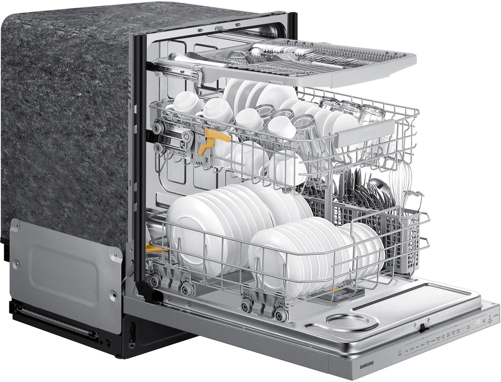 Samsung - Smart 42dBA Dishwasher with StormWash+ and Smart Dry - Stainless steel