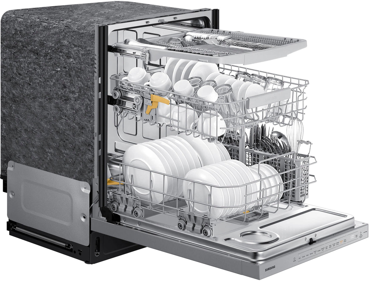Samsung - Smart 42dBA Dishwasher with StormWash+ and Smart Dry - Stainless steel