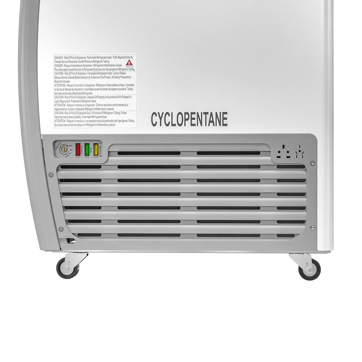 KoolMore 71 in. Commercial Ice Cream Display Freezer, 20 cu. ft.