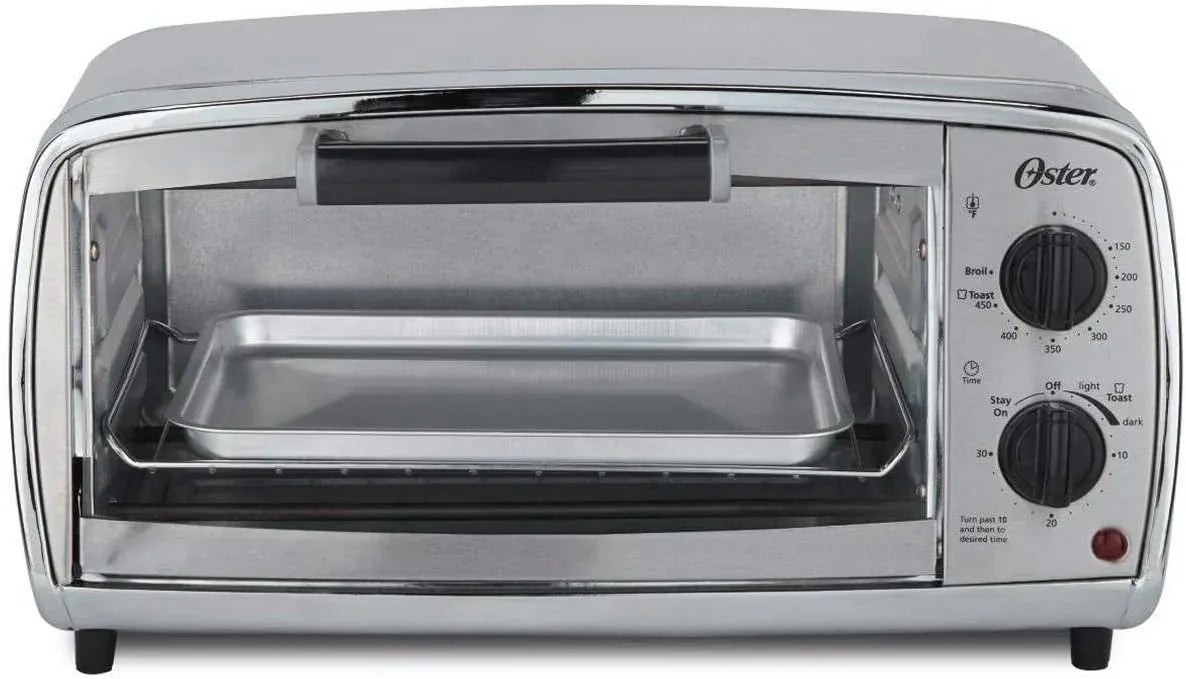 Oster Toaster Oven, 4 Slice, Black (TSSTTVVG01)