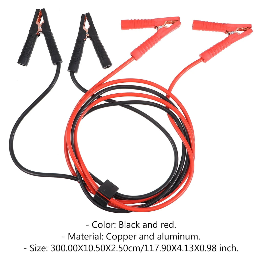 3 M General Emergency Cable Car Battery Jump Starter Heavy Duty Copper
